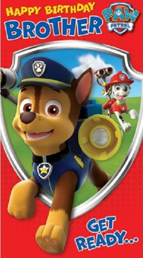 Picture of BROTHER BIRTHDAY CARD PAW PATROL